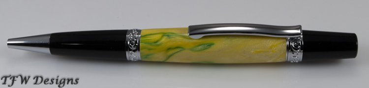 Yellow and Green Ballpoint. - Click Image to Close